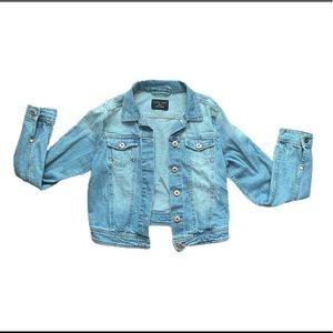 Love tree light Jean jacket